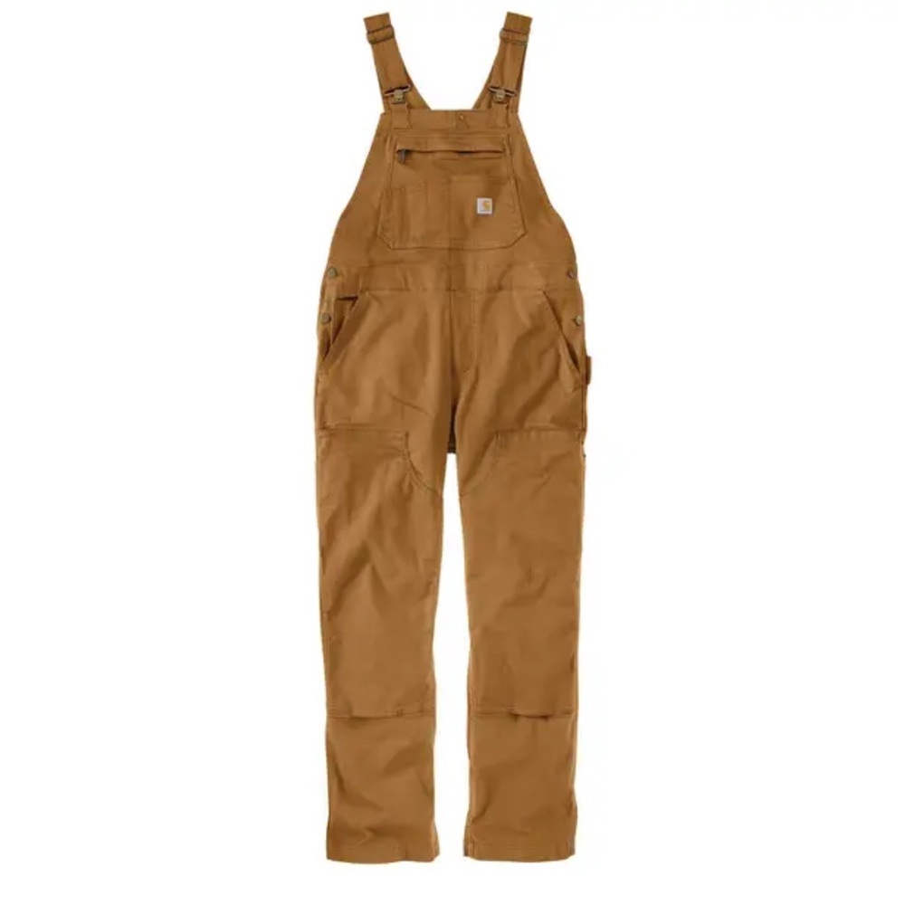 Carhartt Women's Rugged Flex Loose Fit Canvas Bib Overalls
